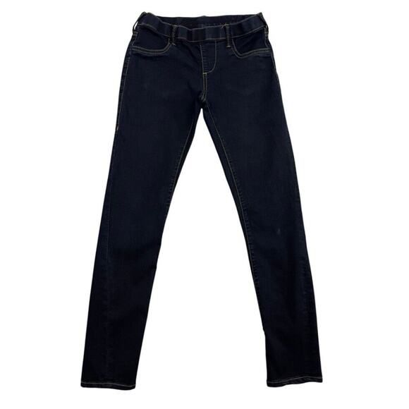 True Religion‎ Casey Leggings Youth Girls Large Blue Pull On Pants Dark Wash - Picture 1 of 14